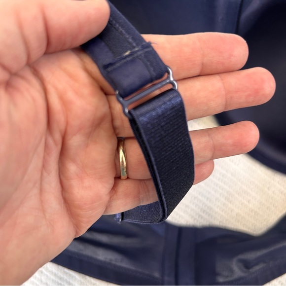 Deesse Women's Plus Size Bra 44H Blue Lace Contour T Shirt Underwire NWT - Picture 10 of 11